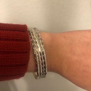 Silver Bangles